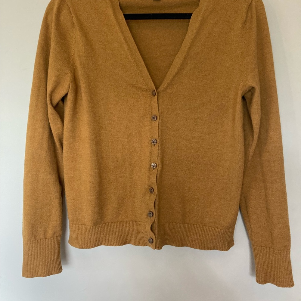 Patagonia Women's Mustard Yellow Cardigan Sweater